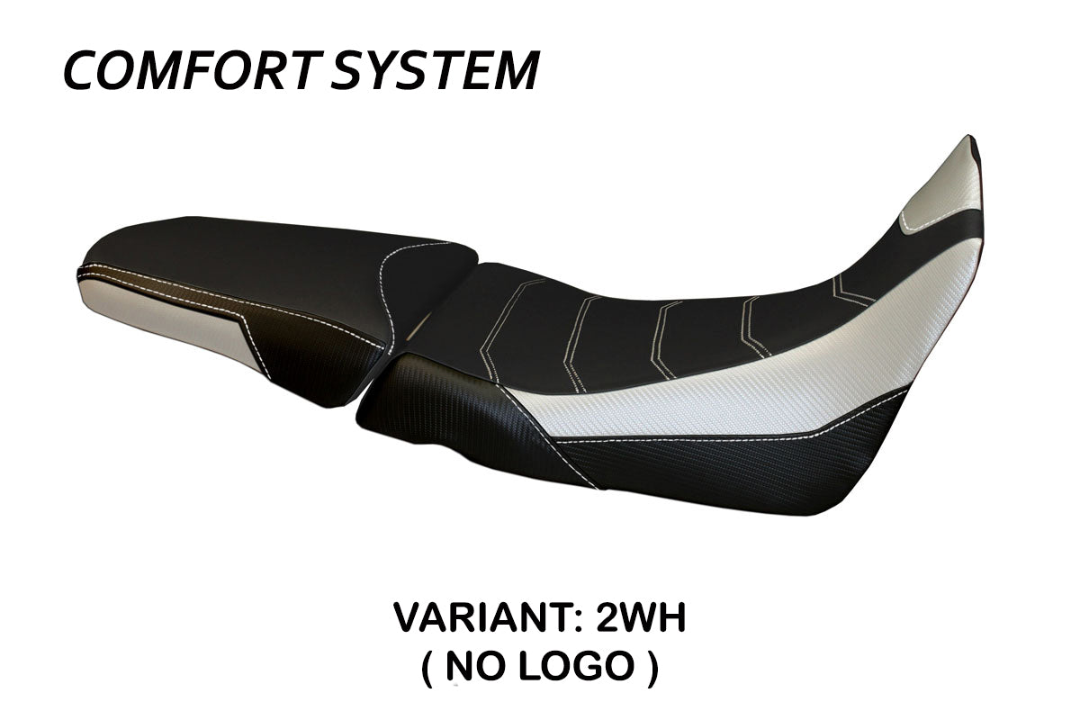 Honda Africa Twin 1000 2015-2019 Seat Cover Tappezzeria Italia Comfort in White