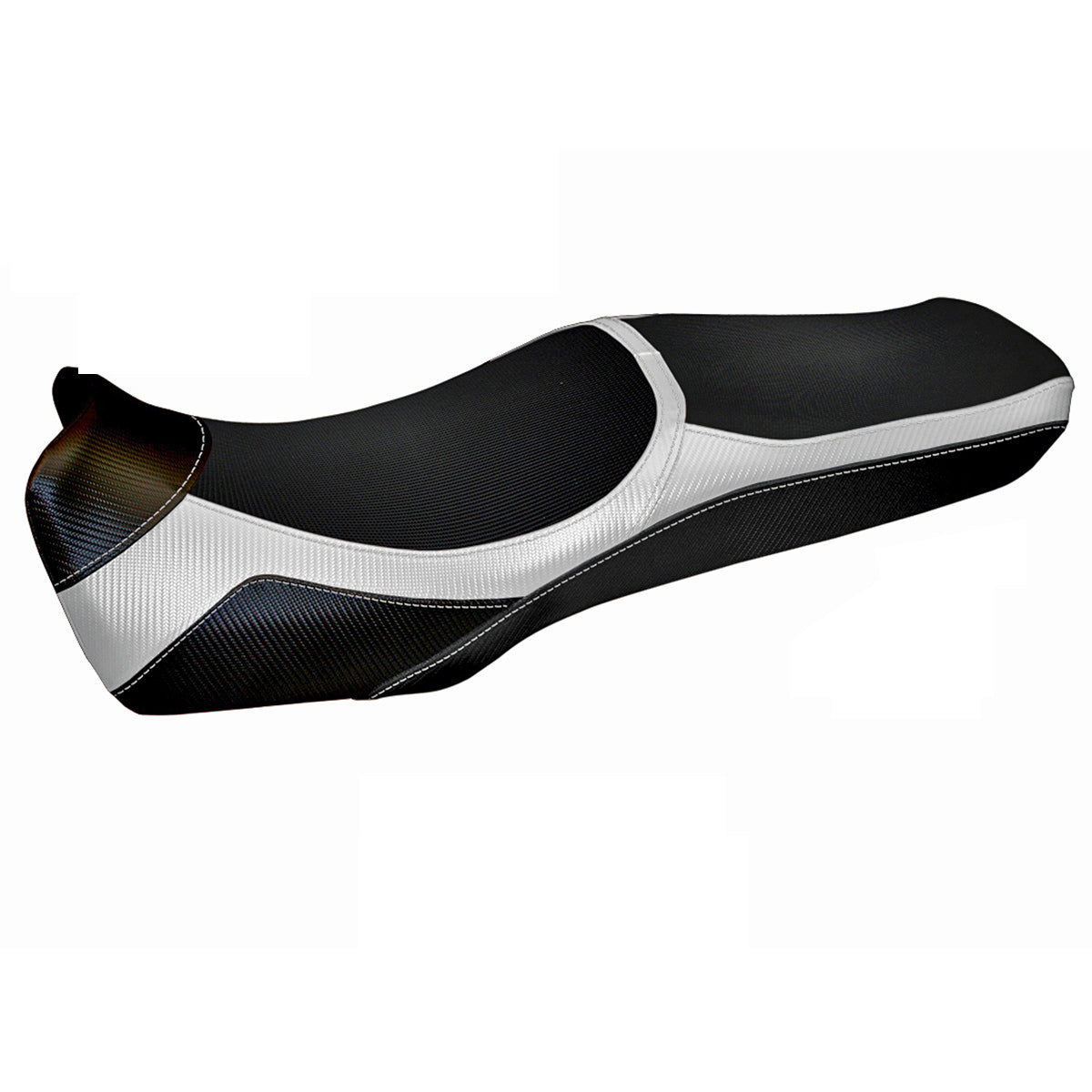 Honda Crosstourer 1200 VFR1200X 2011-2020 Seat Cover Tappezzeria Italia in White and Black