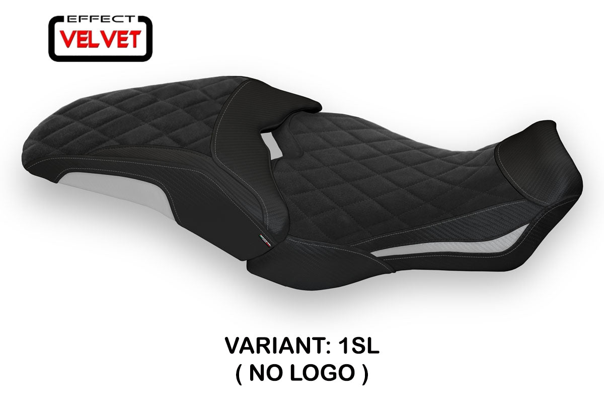 Honda CB1000R 2018-2025 Seat Cover Tappezzeria Italia in Silver and Black