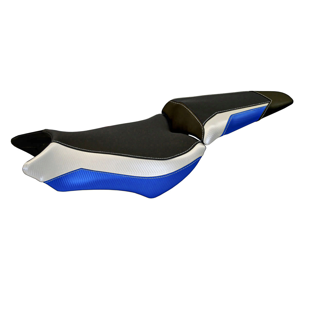 Honda CB1000R 2008-2017 Seat Cover Tappezzeria Italia in White, Blue and Black