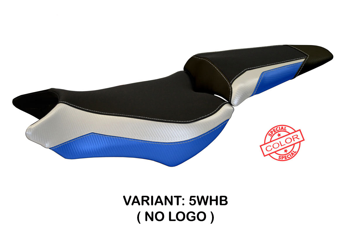 Honda CB1000R 2008-2017 Seat Cover Tappezzeria Italia in White, Blue and Black
