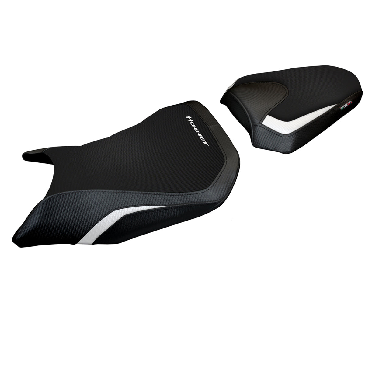 Honda CB500 Hornet 2024-2025 Seat Cover Tappezzeria Italia White and Black