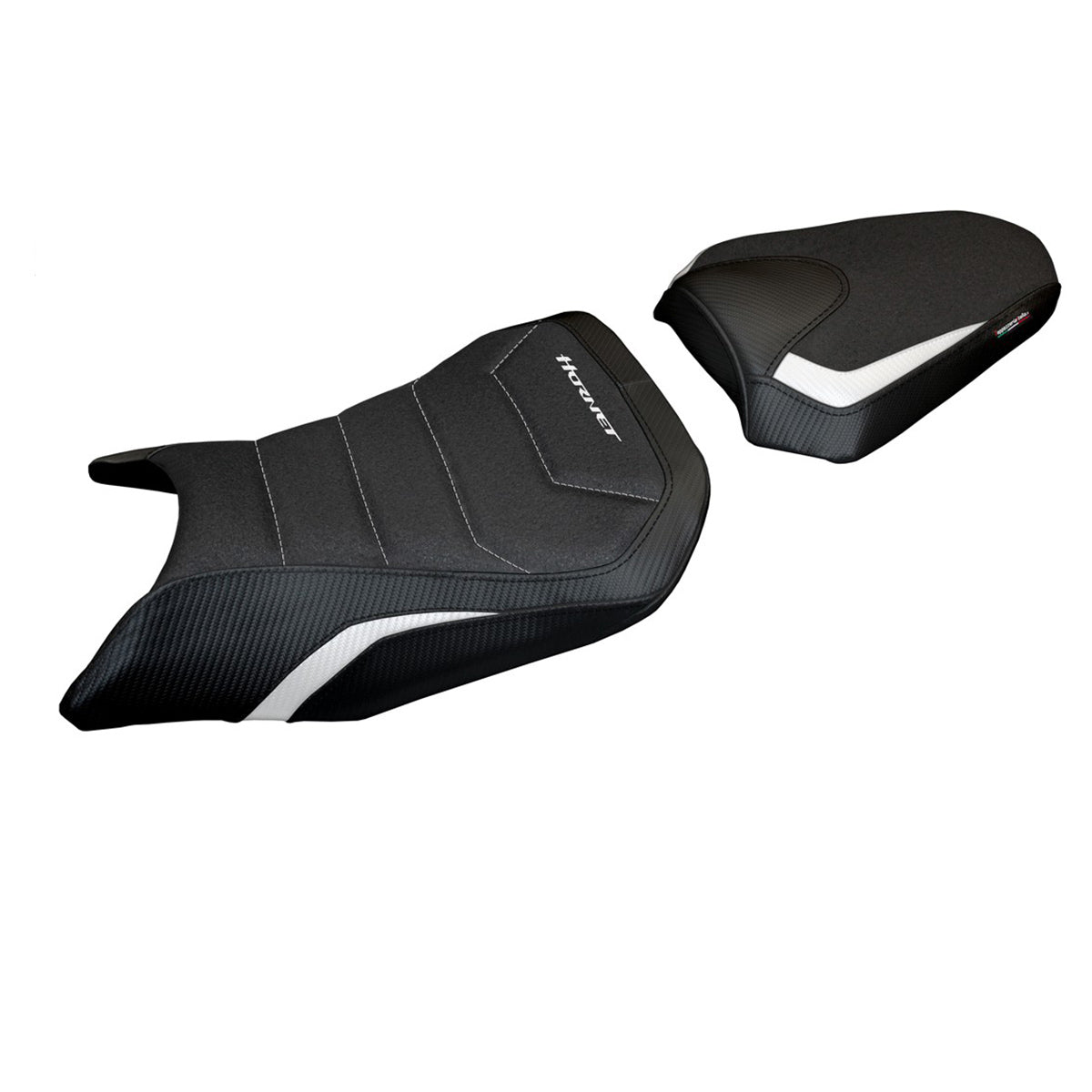 Honda CB 500 Hornet 2024-2025 Seat Cover Tappezzeria Ultragrip White Black