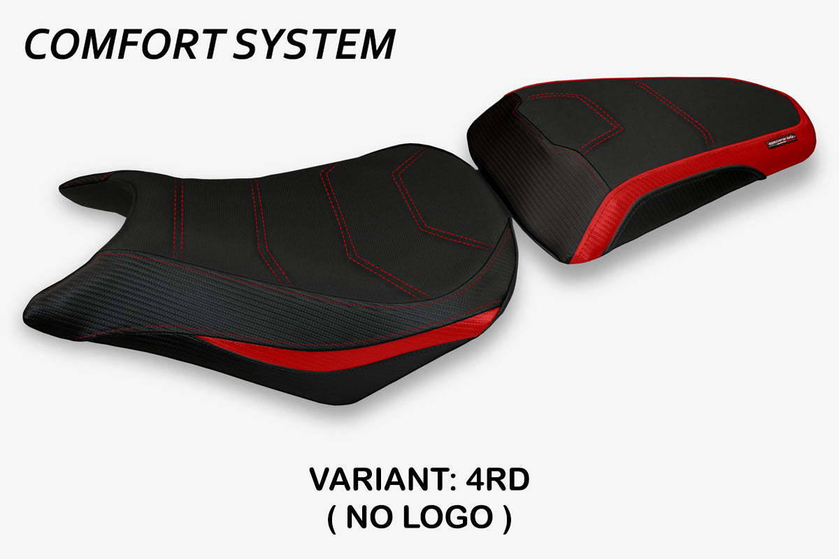 Honda CB500F 2012-2015 Seat Cover Tappezzeria Italia Comfort in Red and Black