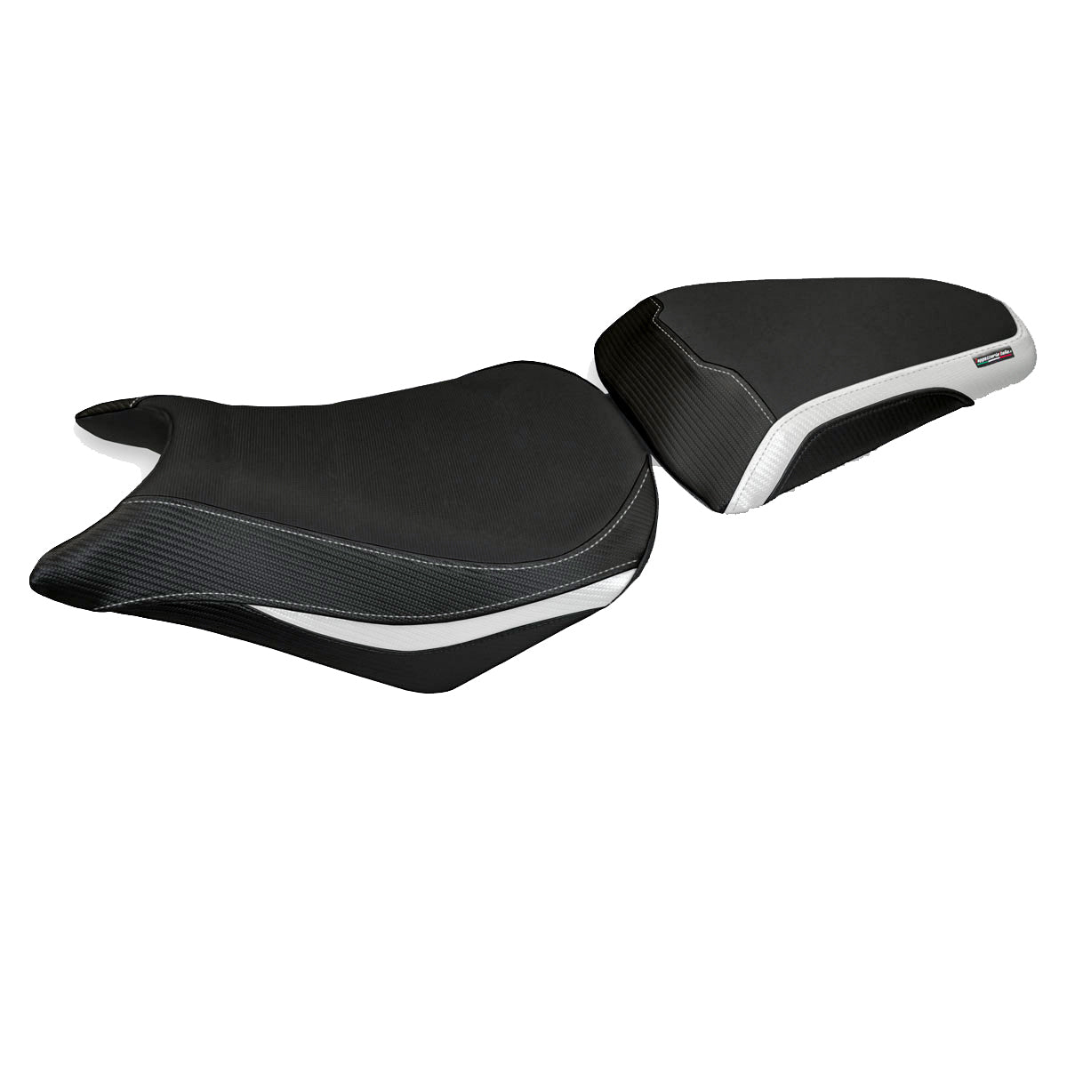 Honda CB500F 2012-2015 Seat Cover Tappezzeria Italia in White and Black