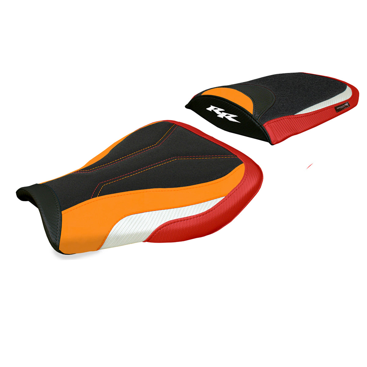 Honda CBR 600 RR 2007-2023 2024 Seat Cover Tappezzeria Ultragrip White Red Orang