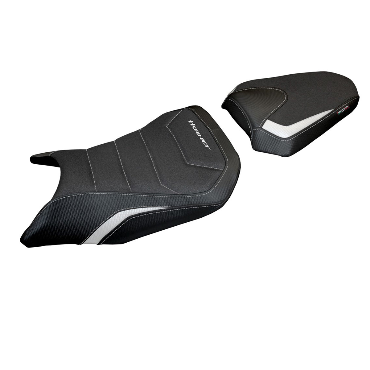 Honda CB 750 Hornet 2023-2025 Seat Cover Tappezzeria Ultragrip White Black