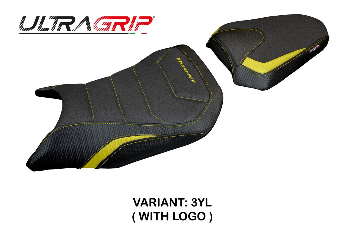 Honda CB 750 Hornet 2023-2025 Seat Cover Tappezzeria Ultragrip Yellow Black