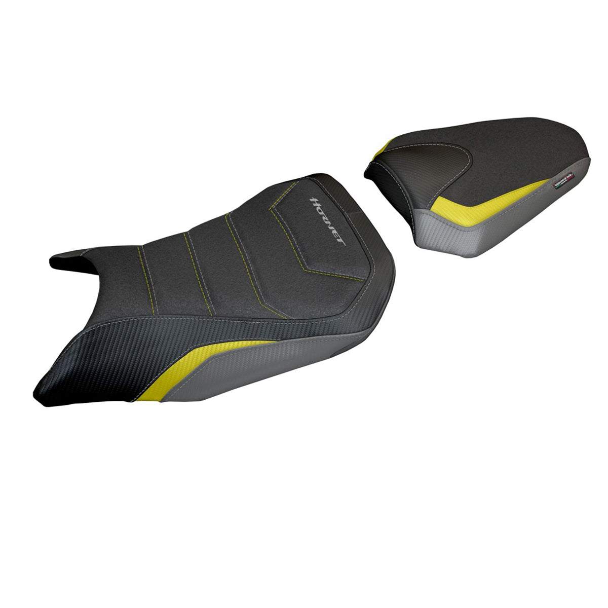 Honda CB 750 Hornet 2023-2025 Seat Cover Tappezzeria Ultragrip Grey Yellow Black