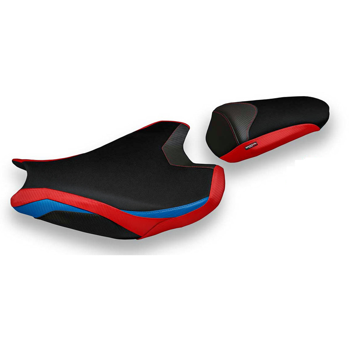 Honda CBR1000RR 2017-2024 Seat Cover Tappezzeria Italia Comfort in Red and Blue