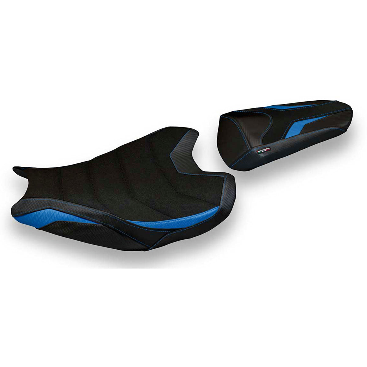 Honda CBR1000RR 2017-2024 Seat Cover Tappezzeria Italia Ultragrip in Blue and Black