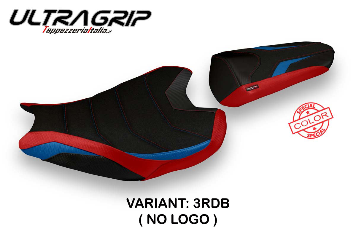 Honda CBR1000RR 2017-2024 Seat Cover Tappezzeria Italia Ultragrip in Red and Blue