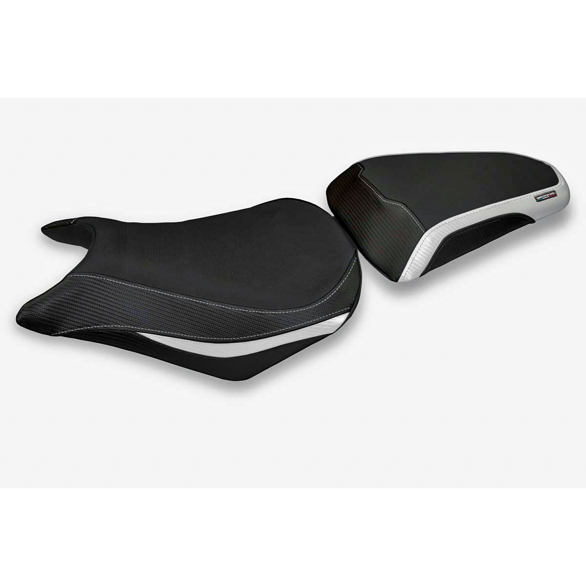Honda CBR500R 2012-2016 Seat Cover Tappezzeria Italia in White and Black