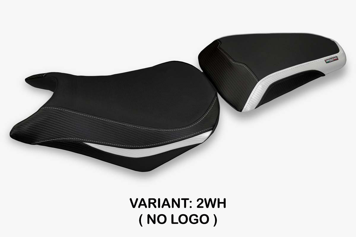 Honda CBR500R 2012-2016 Seat Cover Tappezzeria Italia in White and Black