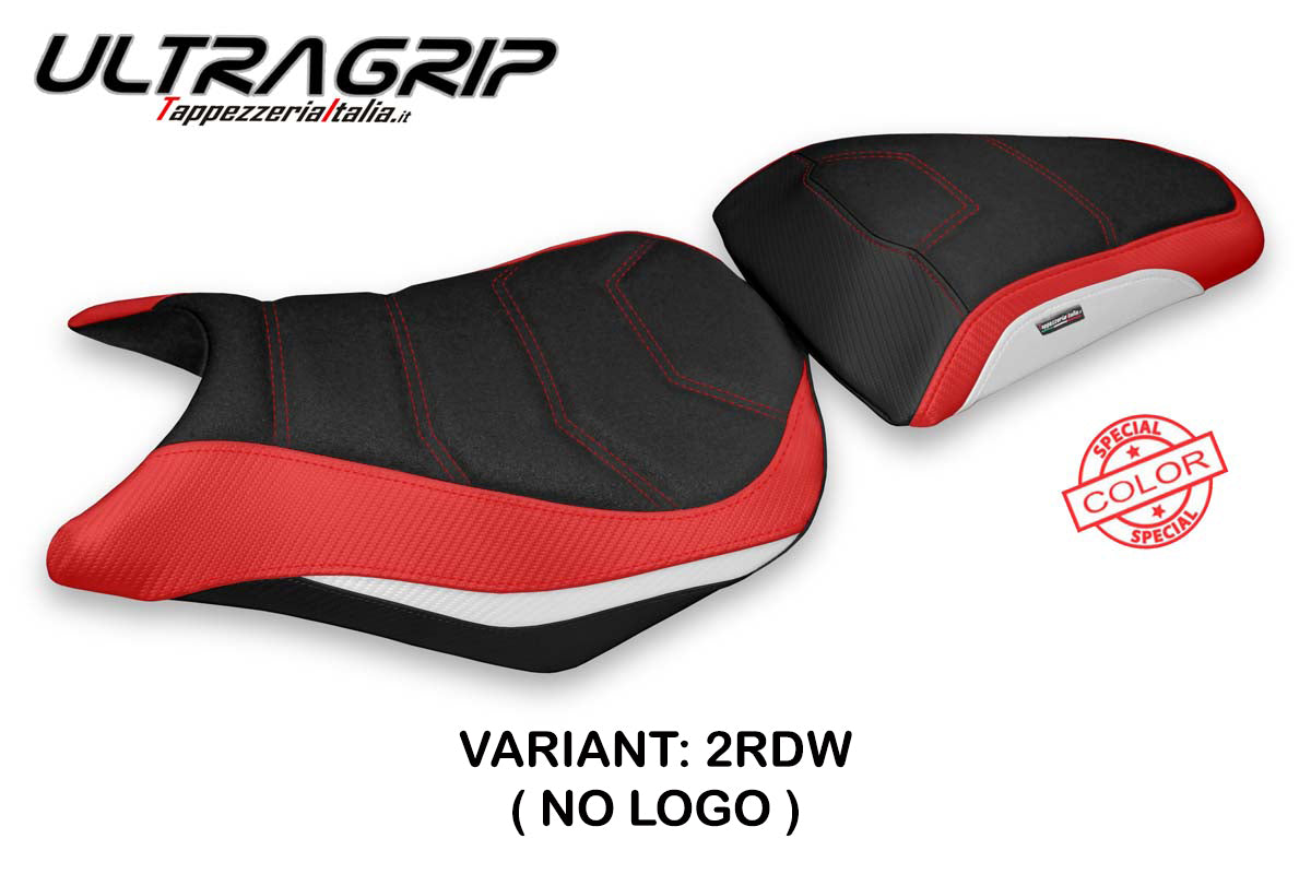 Honda CBR500R 2012-2016 Seat Cover Tappezzeria Italia Ultragrip in Red and White