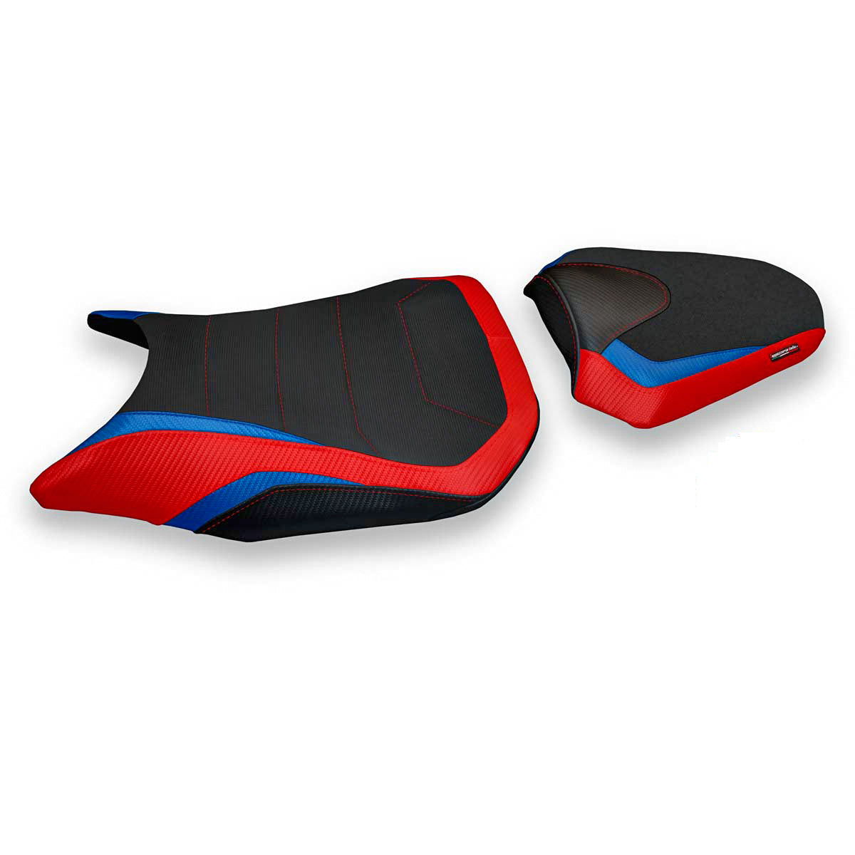 Honda CBR500R 2017-2025 Seat Cover Tappezzeria Italia Comfort in Red and Blue