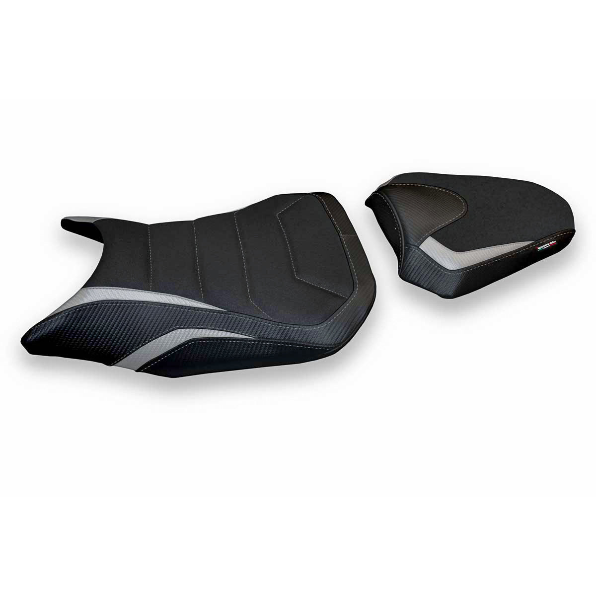 Honda CBR500R 2017-2025 Seat Cover Tappezzeria Italia Ultragrip in Silver