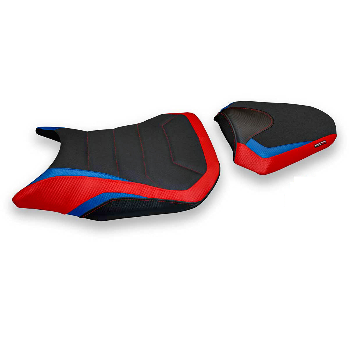 Honda CBR500R 2017-2025 Seat Cover Tappezzeria Italia Ultragrip in Red and Blue