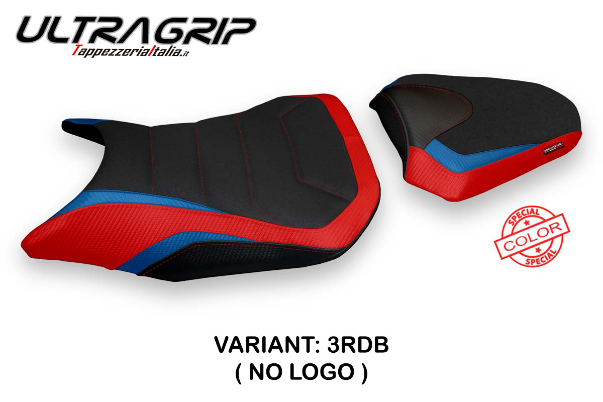 Honda CBR500R 2017-2025 Seat Cover Tappezzeria Italia Ultragrip in Red and Blue