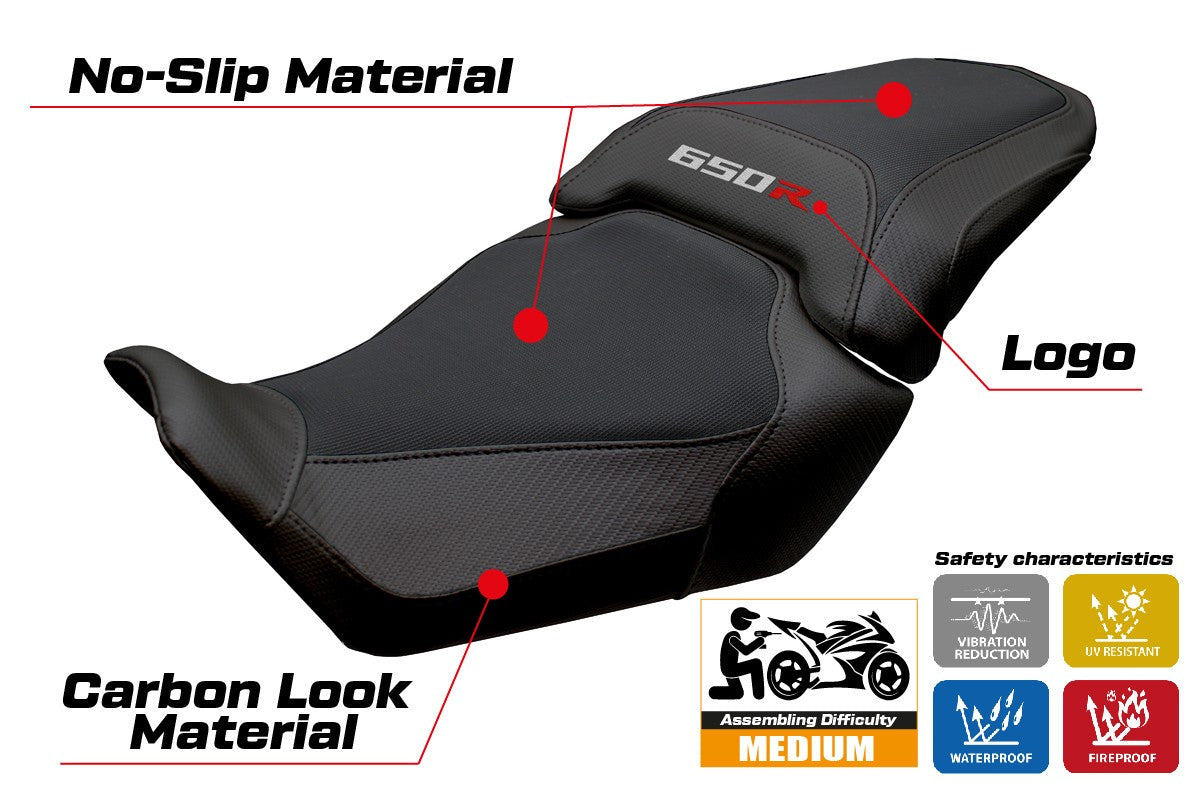 Honda CBR650R 2024-2025 Seat Cover Tappezzeria Black