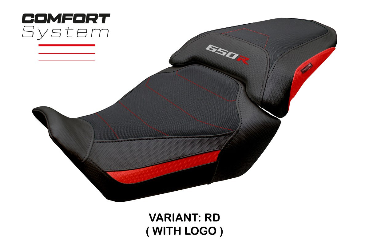 Honda CBR650R 2024-2025 Seat Cover Tappezzeria Comfort Red Black