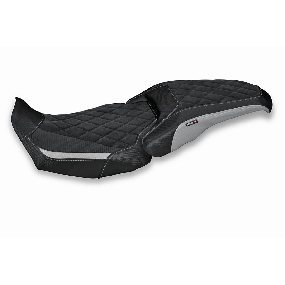 Honda CBR650R 2019-2023 Seat Cover Tappezzeria Italia in Silver and Diamond