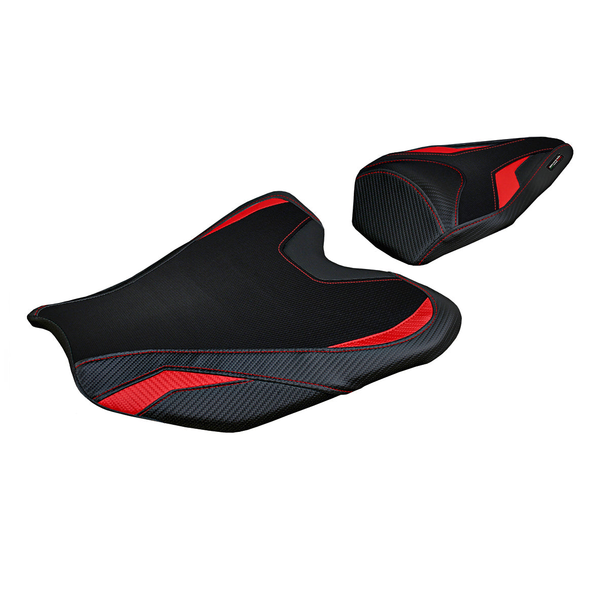 Honda CBR1000RR-R Fireblade 2020-2025 Seat Cover Tappezzeria Italia in Red and Black