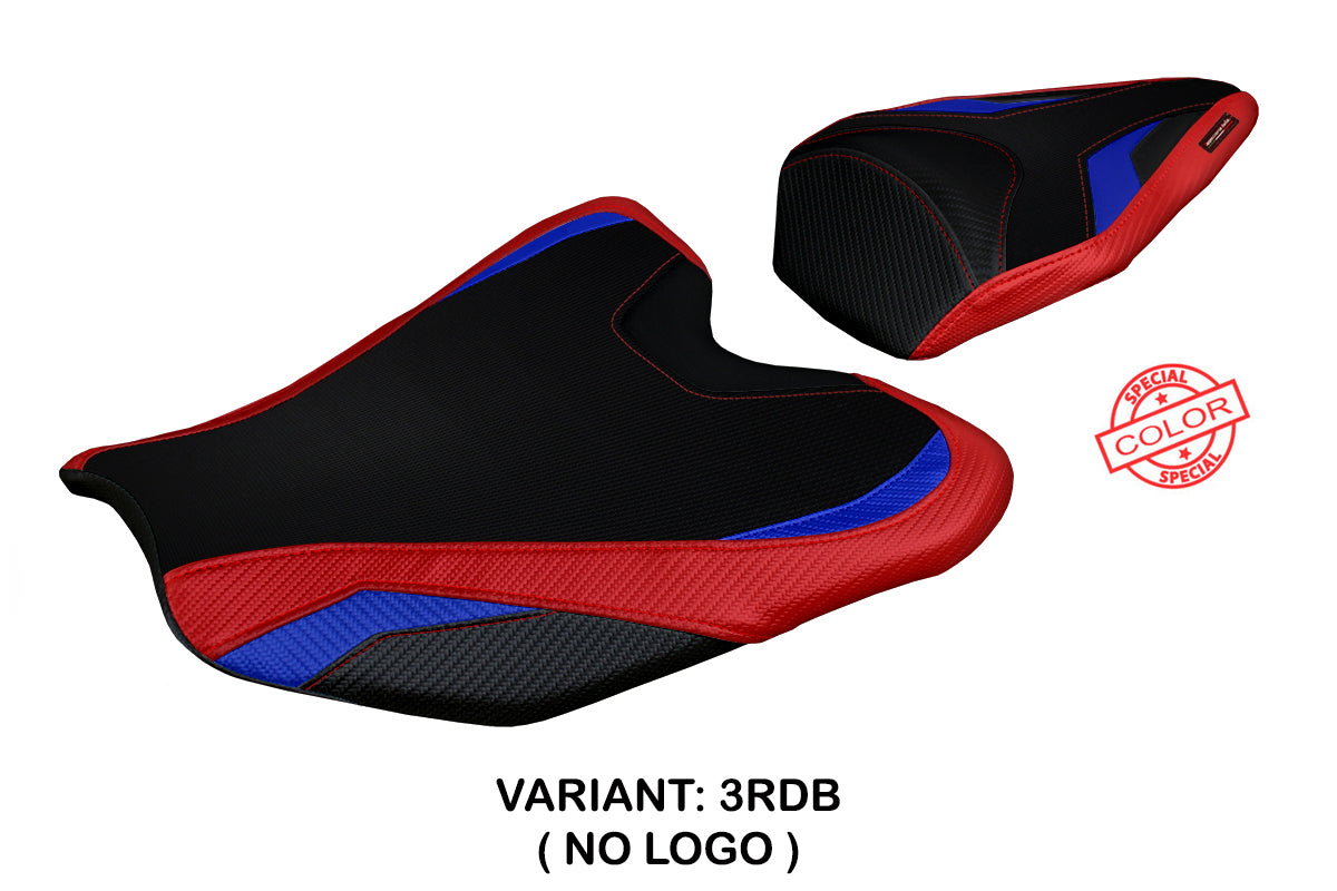 Honda CBR1000RR-R Fireblade 2020-2025 Seat Cover Tappezzeria Italia in Red and Blue