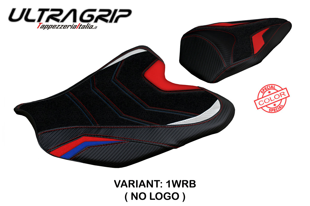 Honda CBR1000RR-R Fireblade 2020-2025 Seat Cover Tappezzeria Italia Ultragrip in Blue and Red