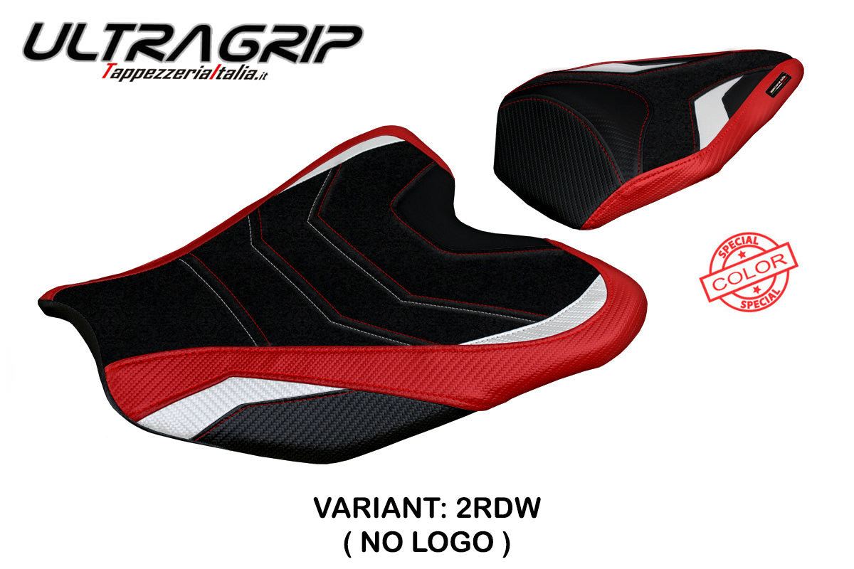 Honda CBR1000RR-R Fireblade 2020-2025 Seat Cover Tappezzeria Italia Ultragrip in Red and White