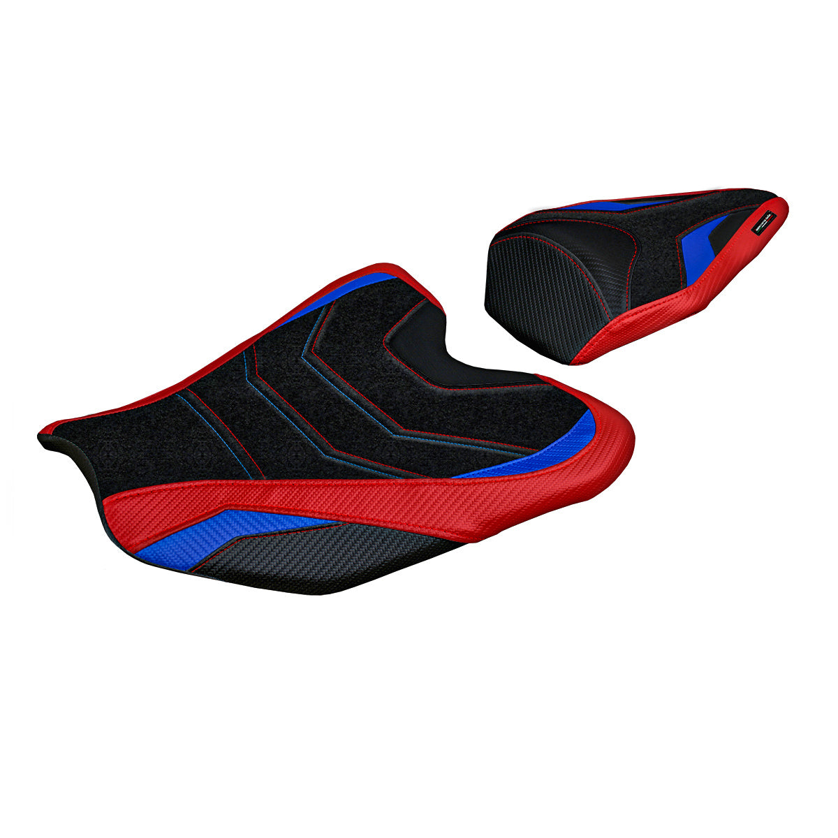 Honda CBR1000RR-R Fireblade 2020-2025 Seat Cover Tappezzeria Italia Ultragrip in Red and Blue