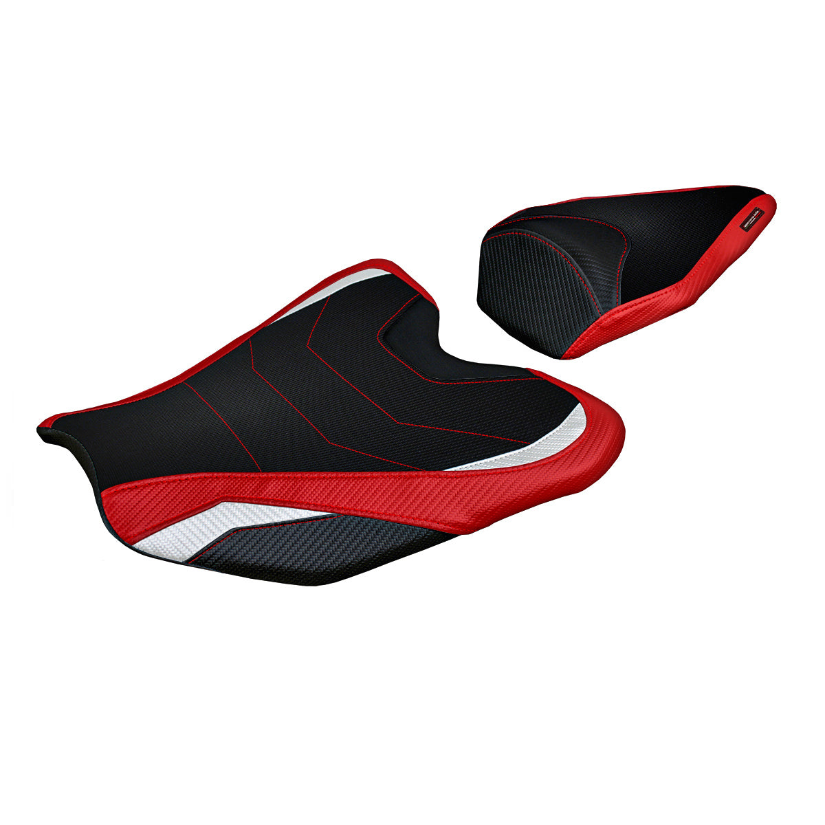 Honda CBR1000RR-R Fireblade 2020-2025 Seat Cover Tappezzeria Italia Comfort in Red and White