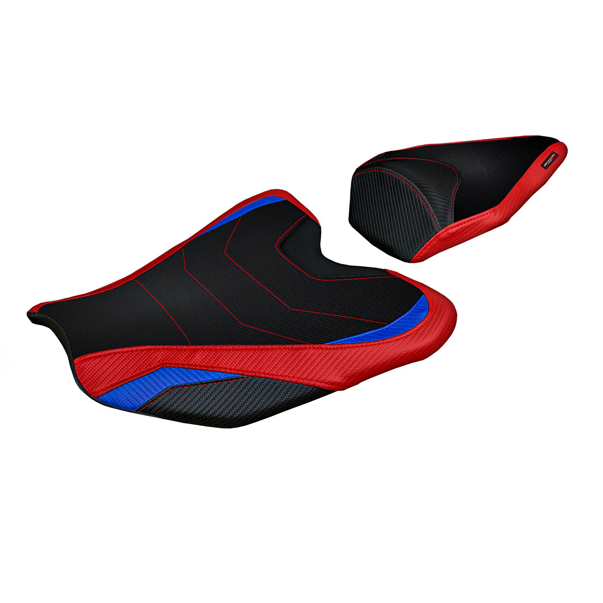 Honda CBR1000RR-R Fireblade 2020-2025 Seat Cover Tappezzeria Italia Comfort in Red and Blue