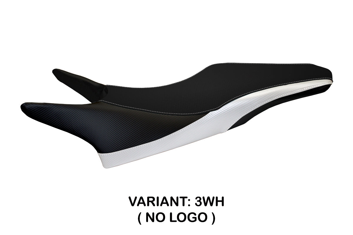 Honda Crossrunner 800 VFR800X 2010-2015 Seat Cover Tappezzeria Italia in White and Black