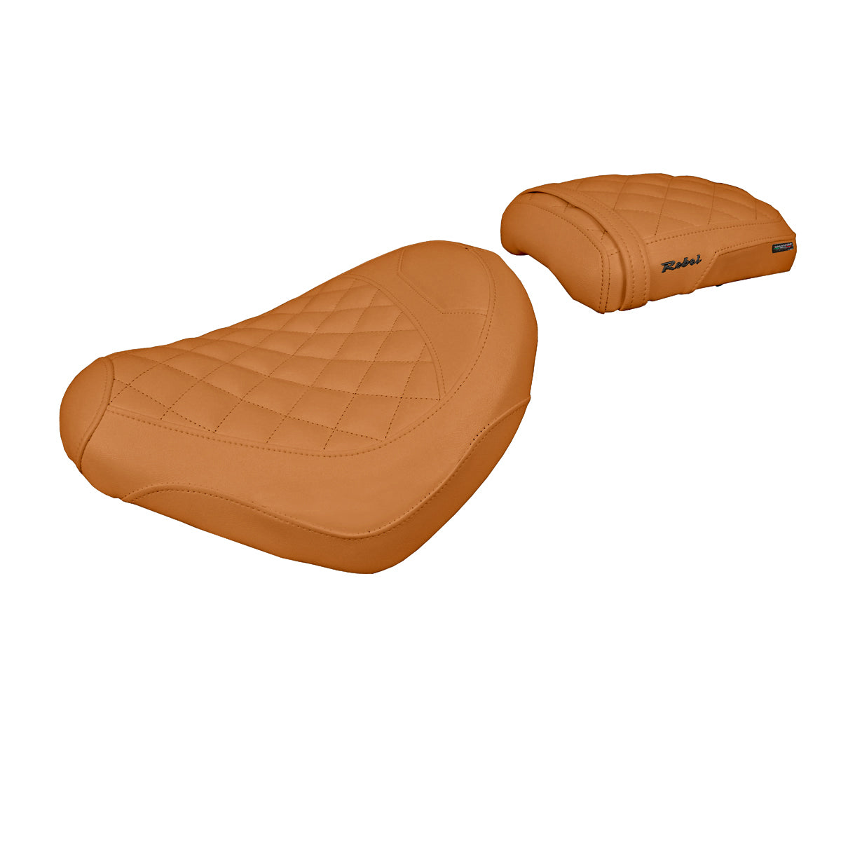 Honda CMX 1100 Rebel 2022-2025 Seat Cover Tappezzeria Italia in Camel Diamond Stitch