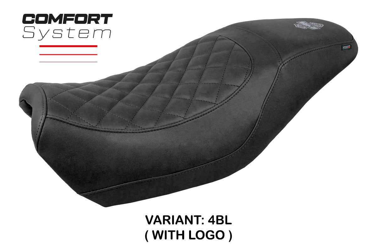 Harley Davidson Street 500 750 2016-2021 Seat Cover Tappezzeria Italia Comfort Black