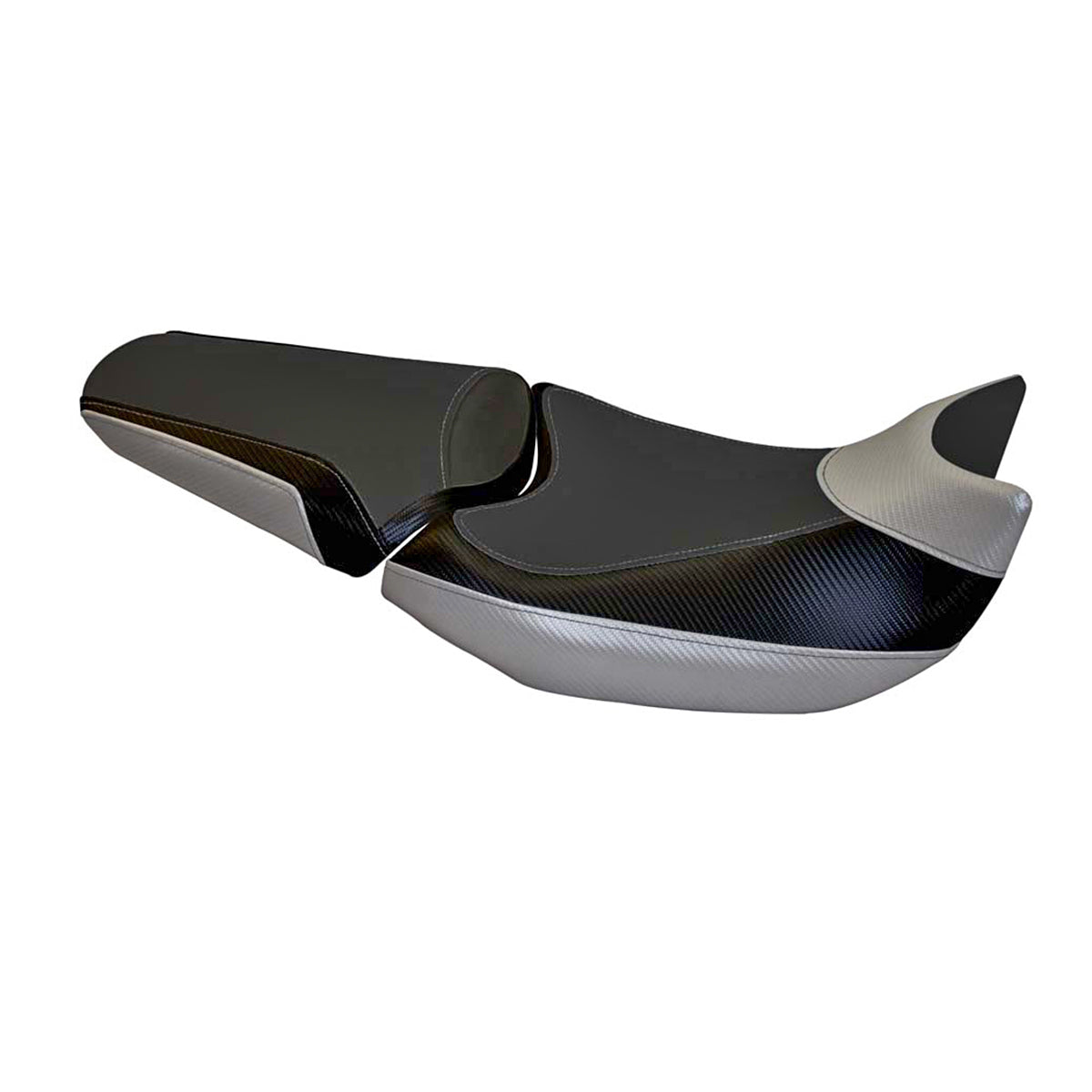 Honda NC700X 2012-2013 Seat Cover Tappezzeria Italia in Silver and Black