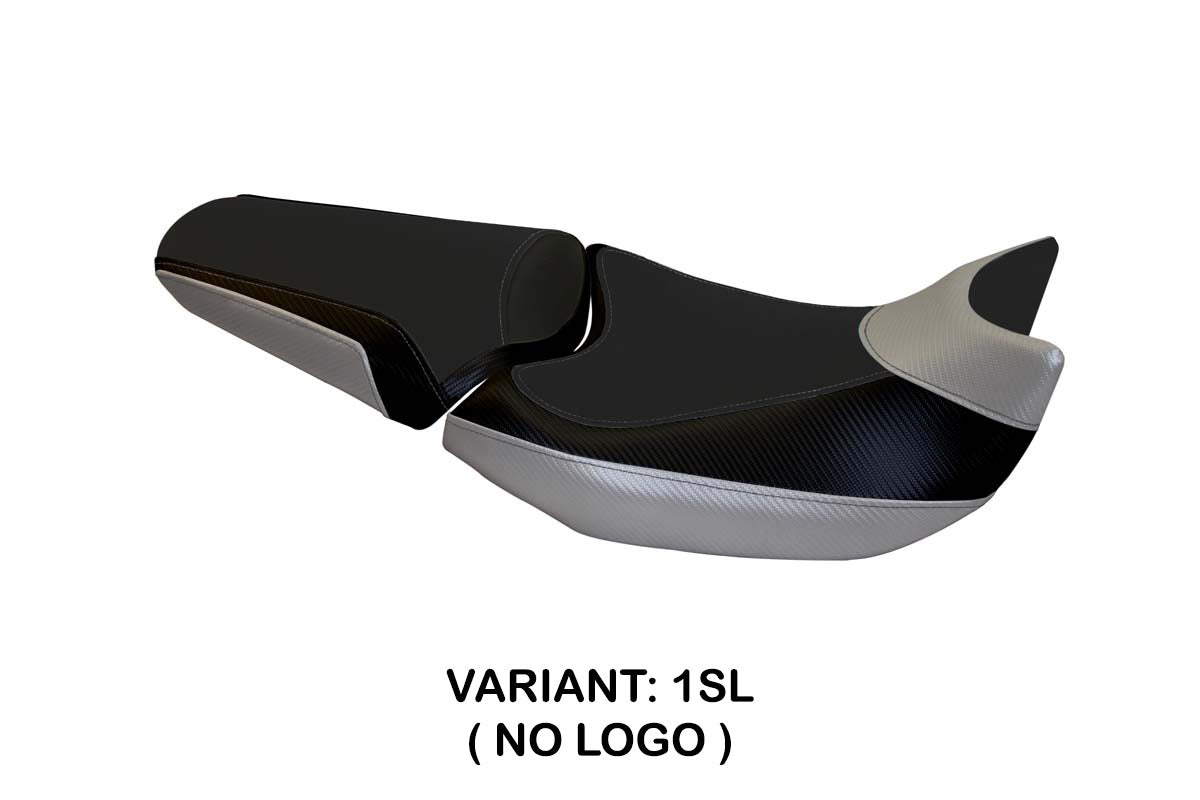 Honda NC700X 2012-2013 Seat Cover Tappezzeria Italia in Silver and Black