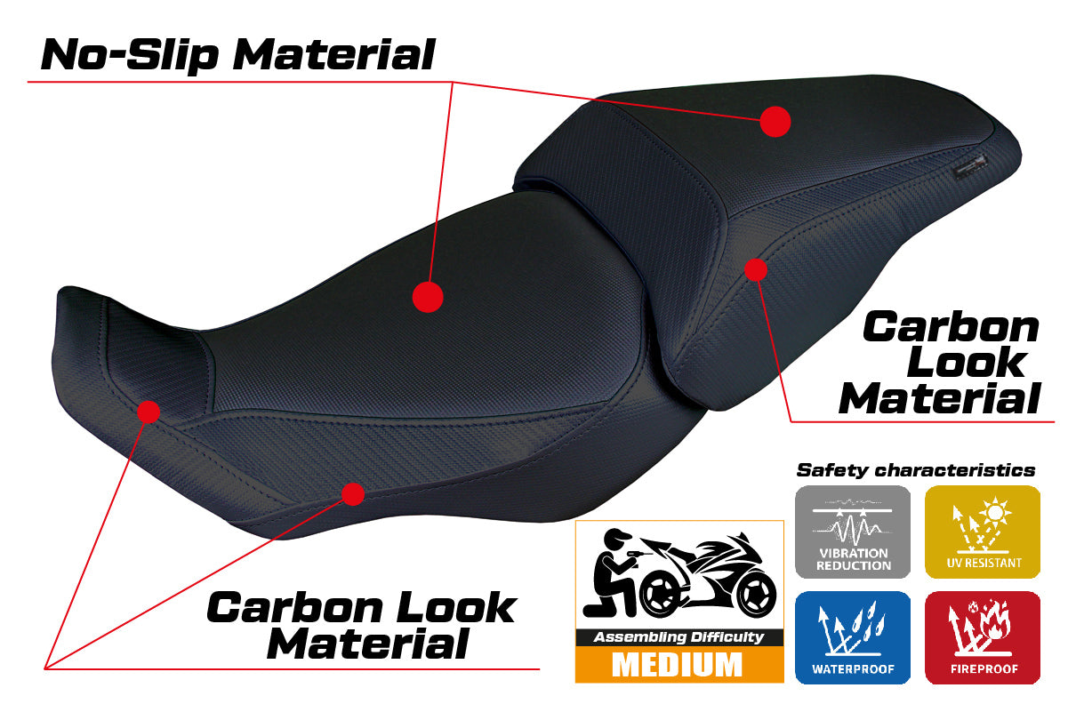 Honda CB300R 2018-2025 Seat Cover Tappezzeria Italia in Black