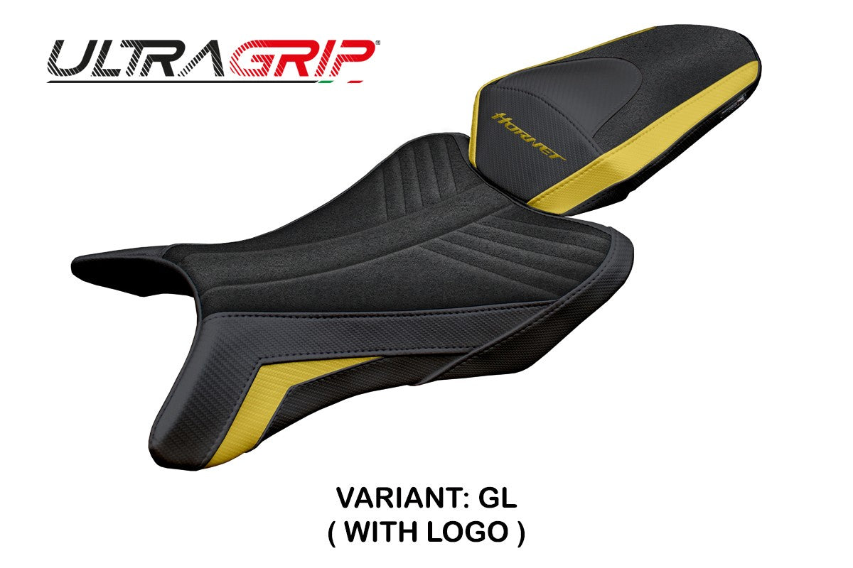 Honda CB 1000 Hornet 2025 Seat Cover Tappezzeria Ultragrip Gold Black
