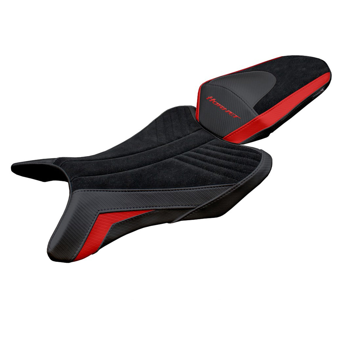 Honda CB 1000 Hornet 2025 Seat Cover Tappezzeria Velvet Red Black