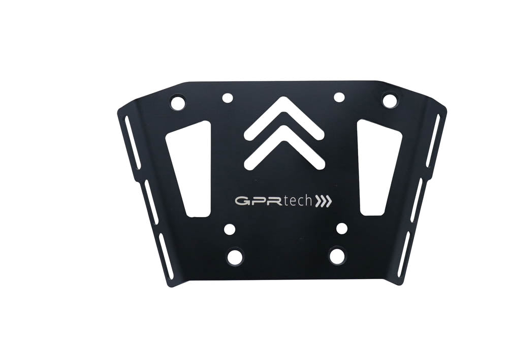 Honda X-Adv 750 2021-2023 GPR Tech 35L Aluminum Top Case, Silver with Mounting Plate