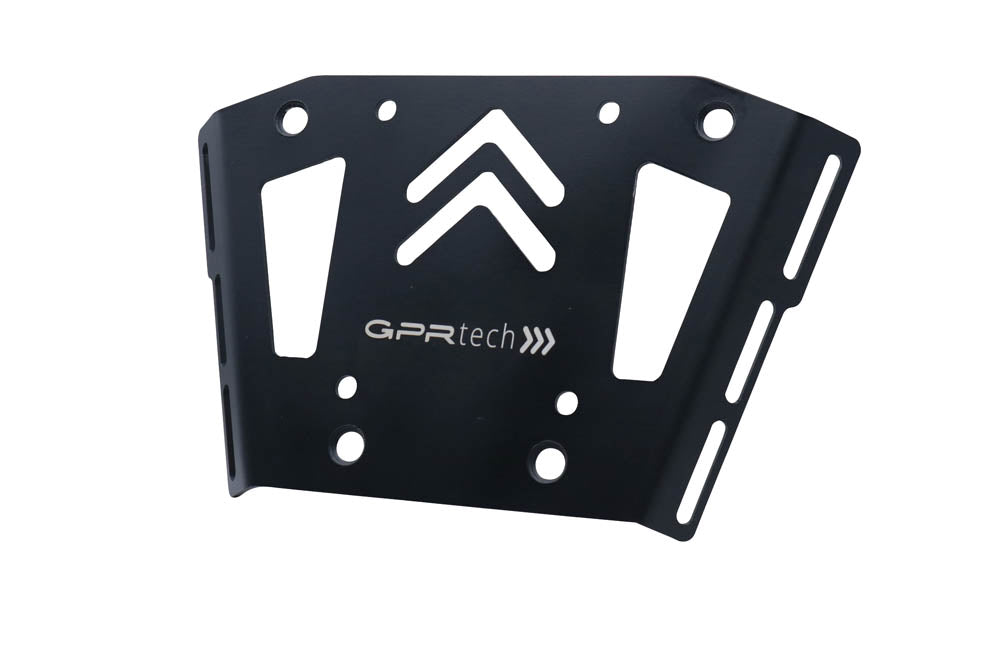 Honda Forza 750 2021-2023 GPR Tech 35L Aluminum Top Case, Black with Mounting Plate