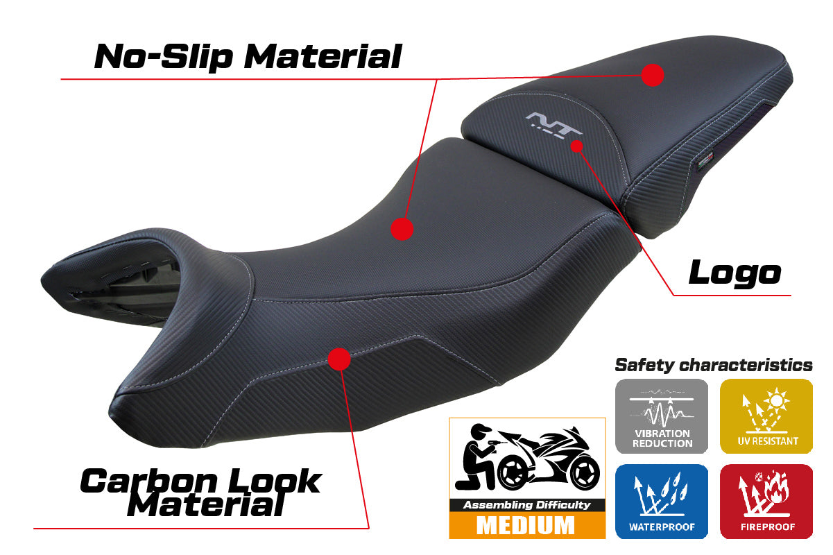 Honda NT1100 2021-2025 Seat Cover Tappezzeria Italia in Black