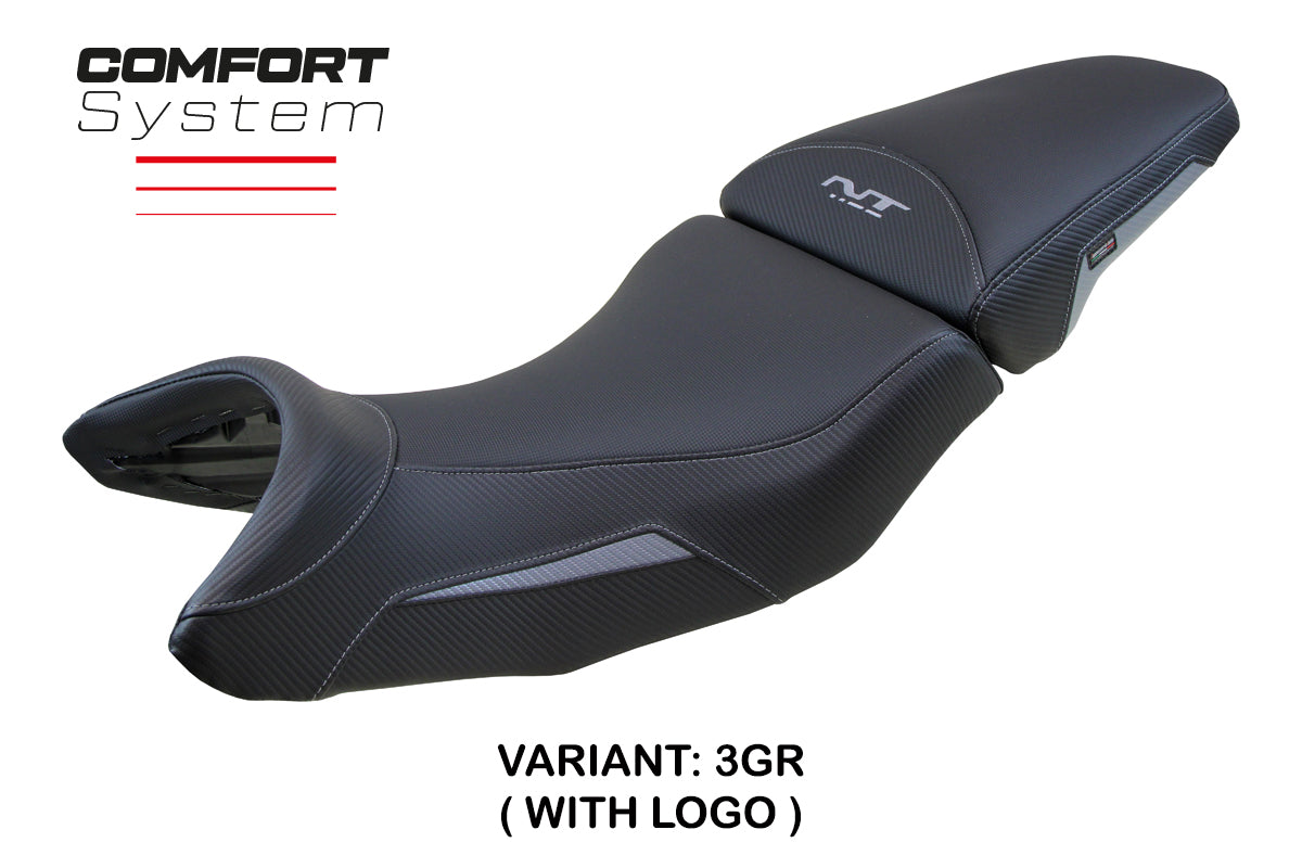 Honda NT1100 2021-2025 Seat Cover Tappezzeria Italia Comfort in Grey and Black