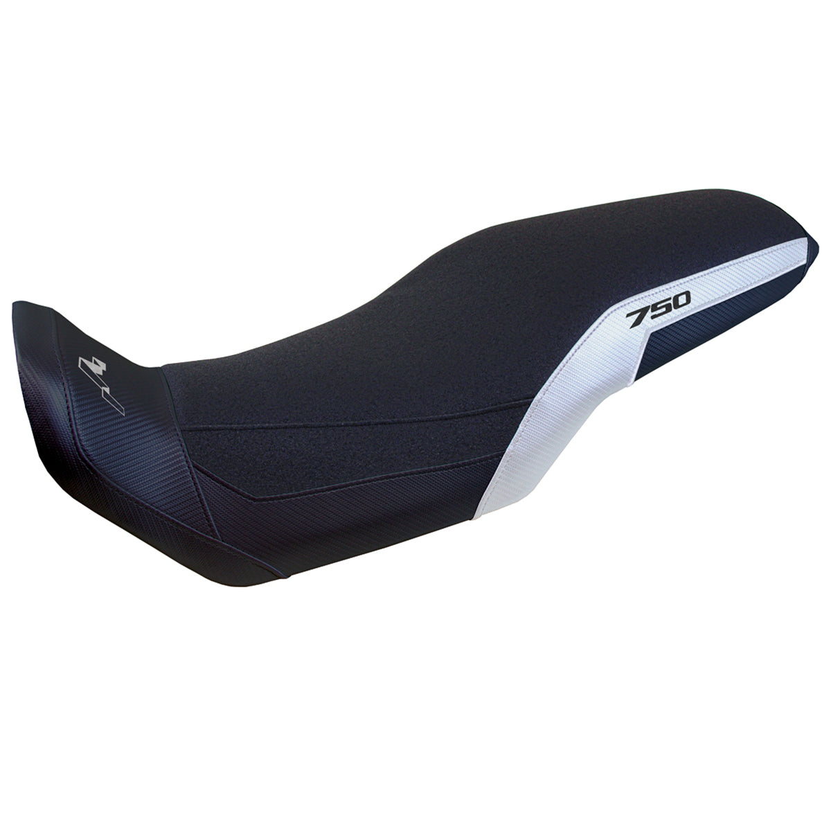 Honda Transalp XL 750 2023-2025 Seat Cover Tappezzeria Italia Comfort Ultragrip in White