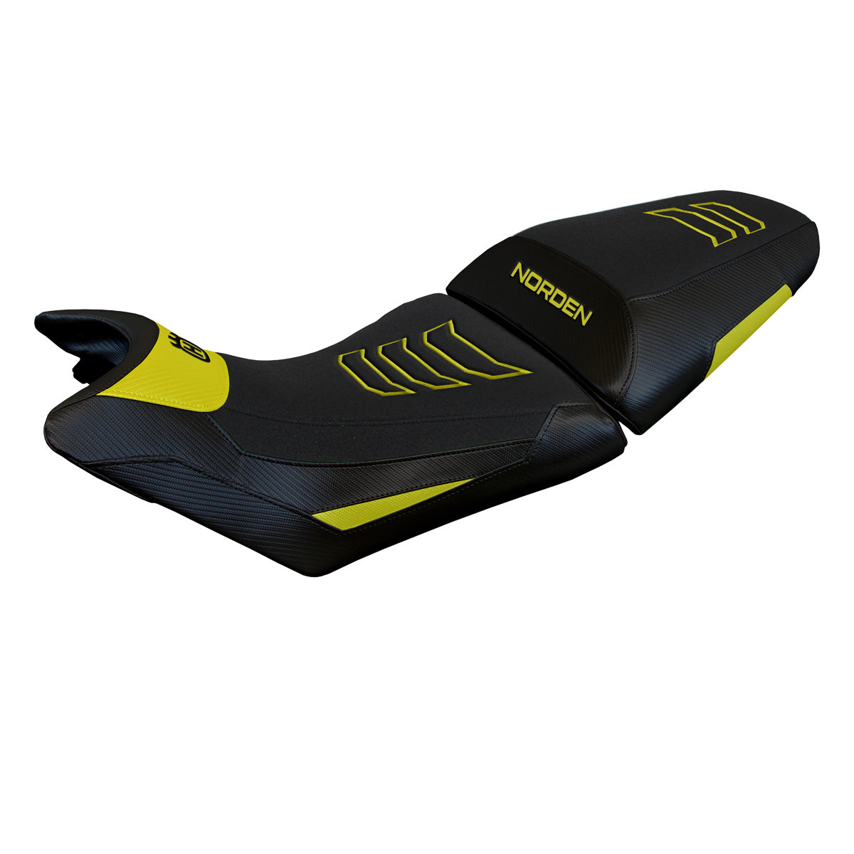 Husqvarna Norden 901 2022-2025 Seat Cover Tappezzeria Italia Ultragrip in Yellow and Black