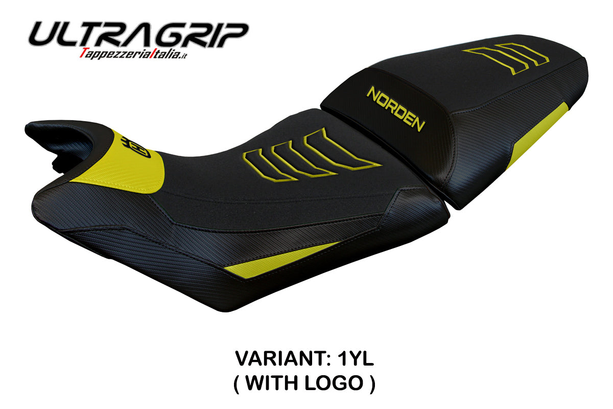 Husqvarna Norden 901 2022-2025 Seat Cover Tappezzeria Italia Ultragrip in Yellow and Black