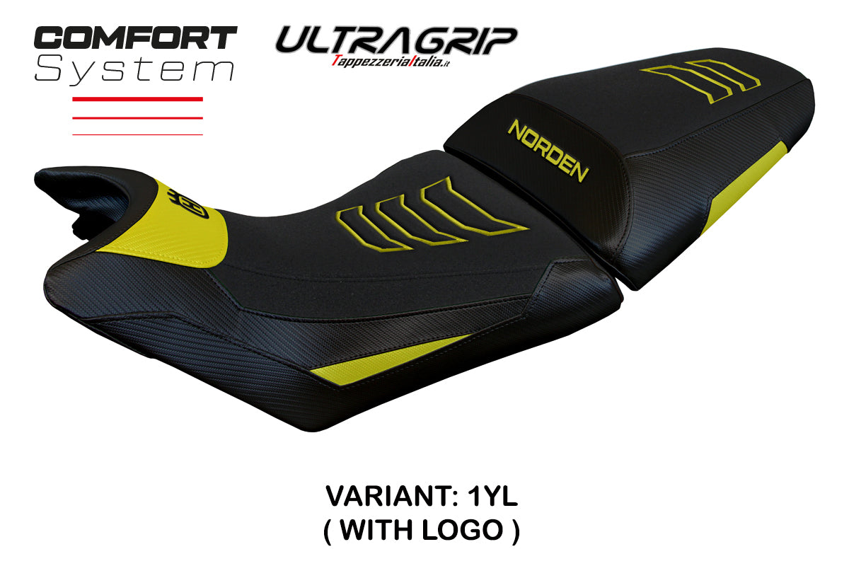 Husqvarna Norden 901 2022-2025 Seat Cover Tappezzeria Italia Comfort Ultragrip in Yellow