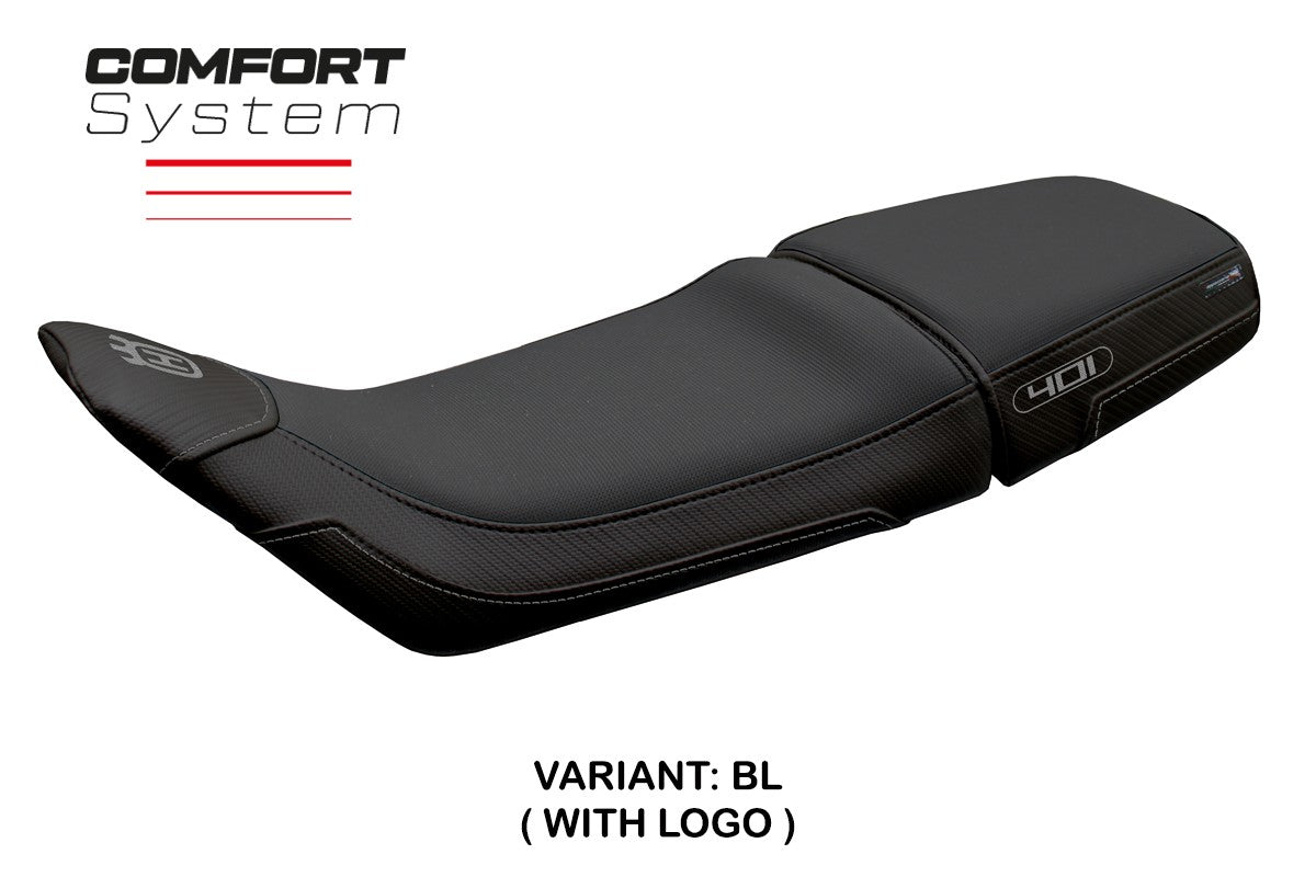 Husqvarna Svartpilen 401 2018-2022 2023 Seat Cover Tappezzeria Comfort Black